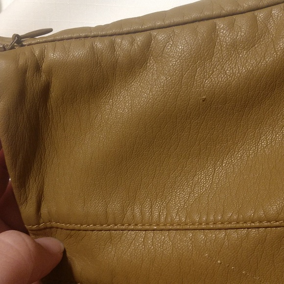 Free People Buckle Up Vegan Mini Skirt Camel Size 6 *As Is* - Picture 10 of 13